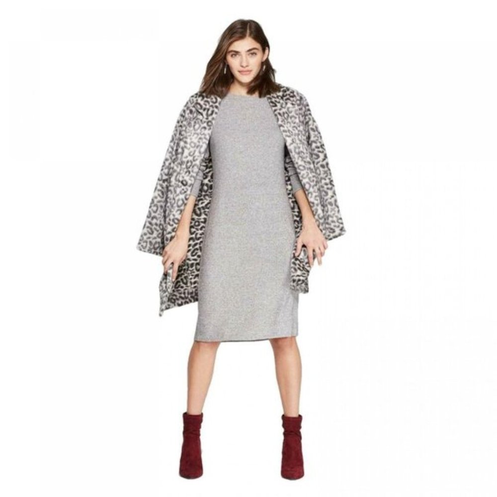 A New Day Women's Long Sleeve Crewneck Rib Knit Dr